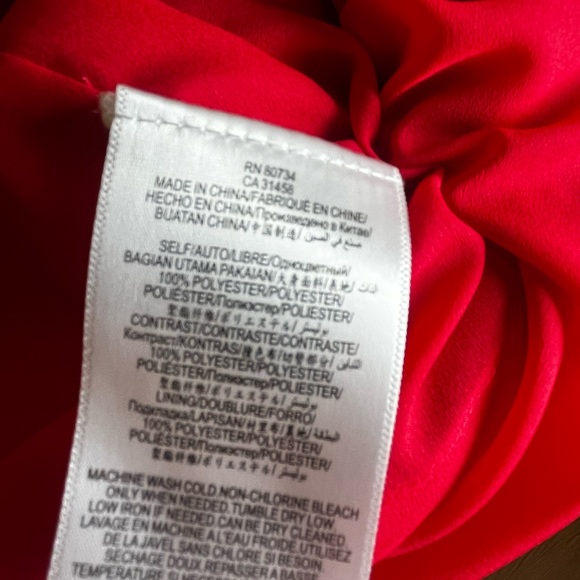 BCBGMaxAzria Red Long Sleeve Dress - Picture 8 of 8